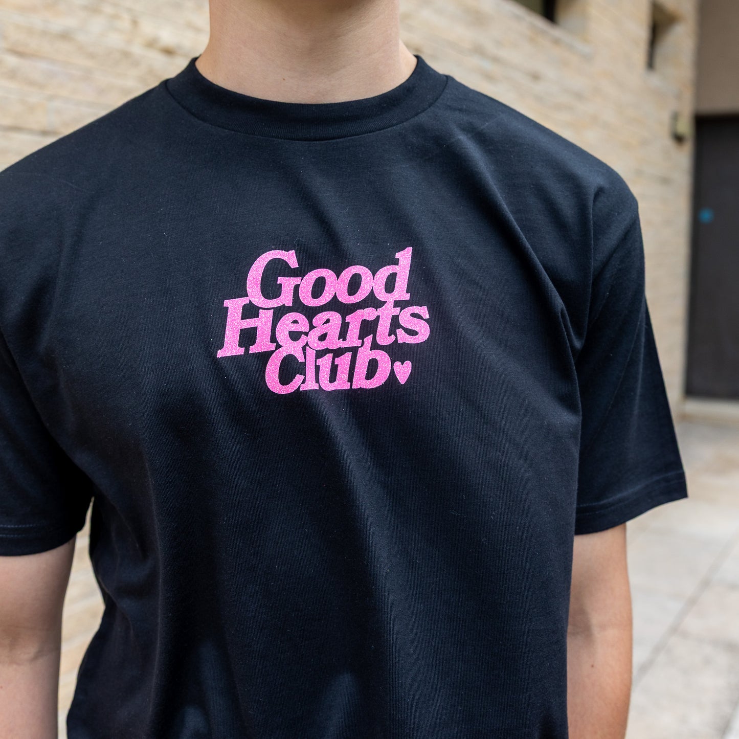 Pink Glitter Logo classic T-shirt