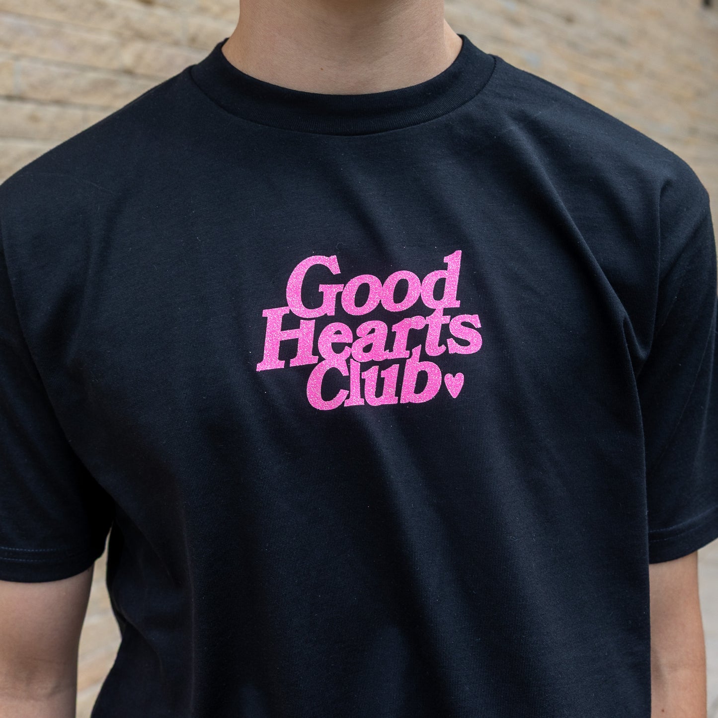 Pink Glitter Logo classic T-shirt