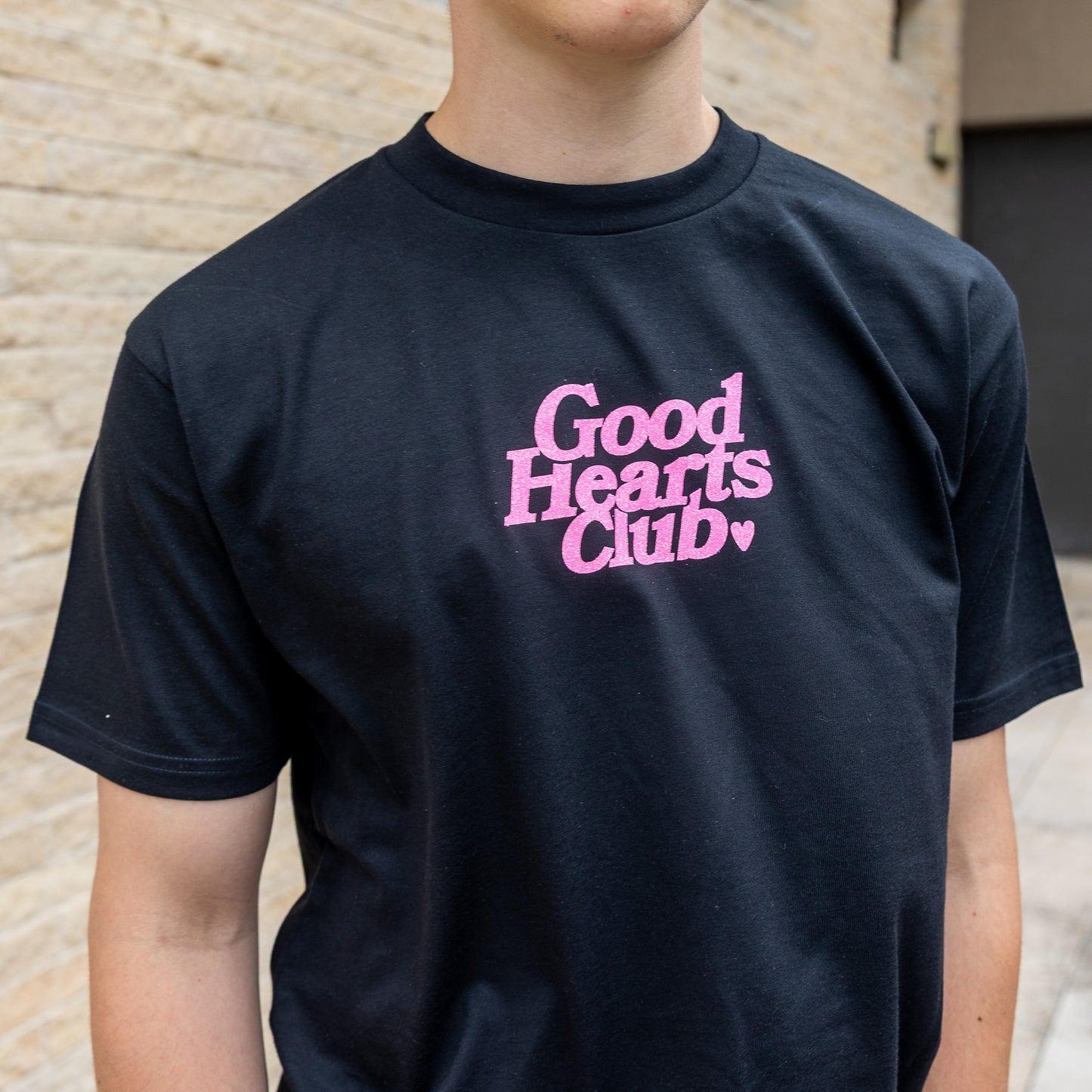 Pink Glitter Logo classic T-shirt