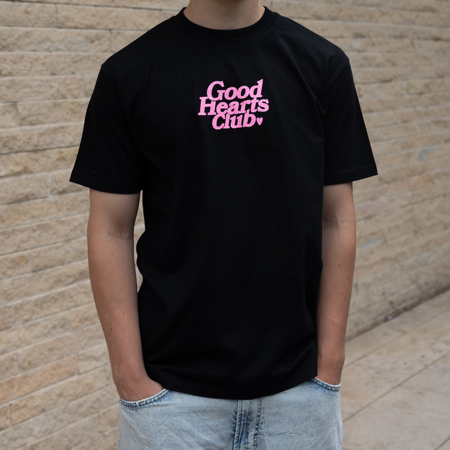 Pink Glitter Logo classic T-shirt