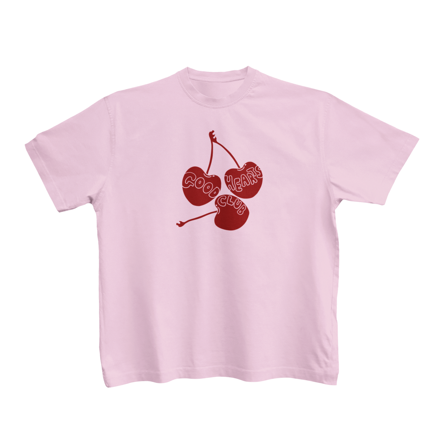 Cherry Good Hearts Club Baby Tee