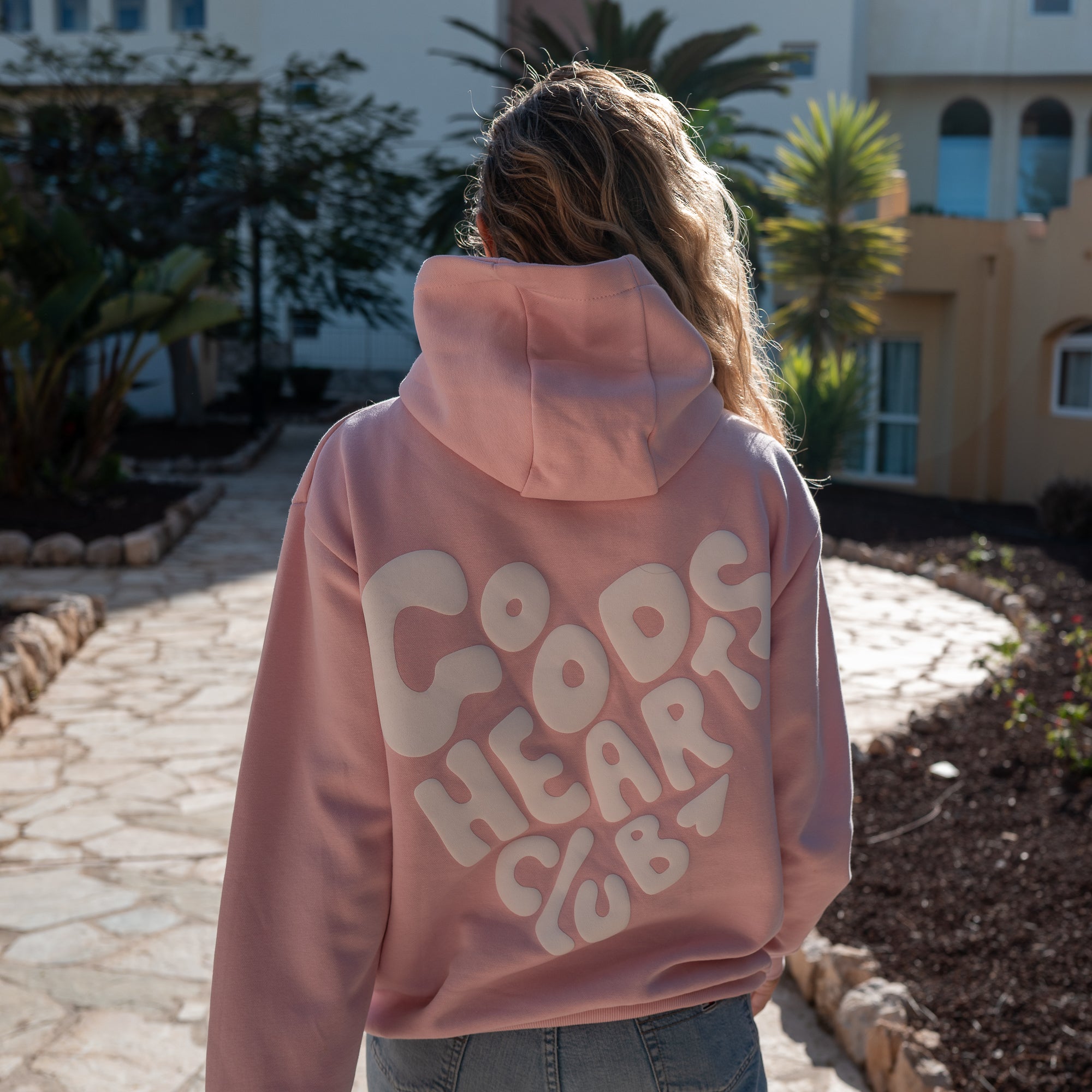 Gypsophila Heart Hoodie スウェット パーカー Puffed Heart Logo Hoodie – Good Hearts Club