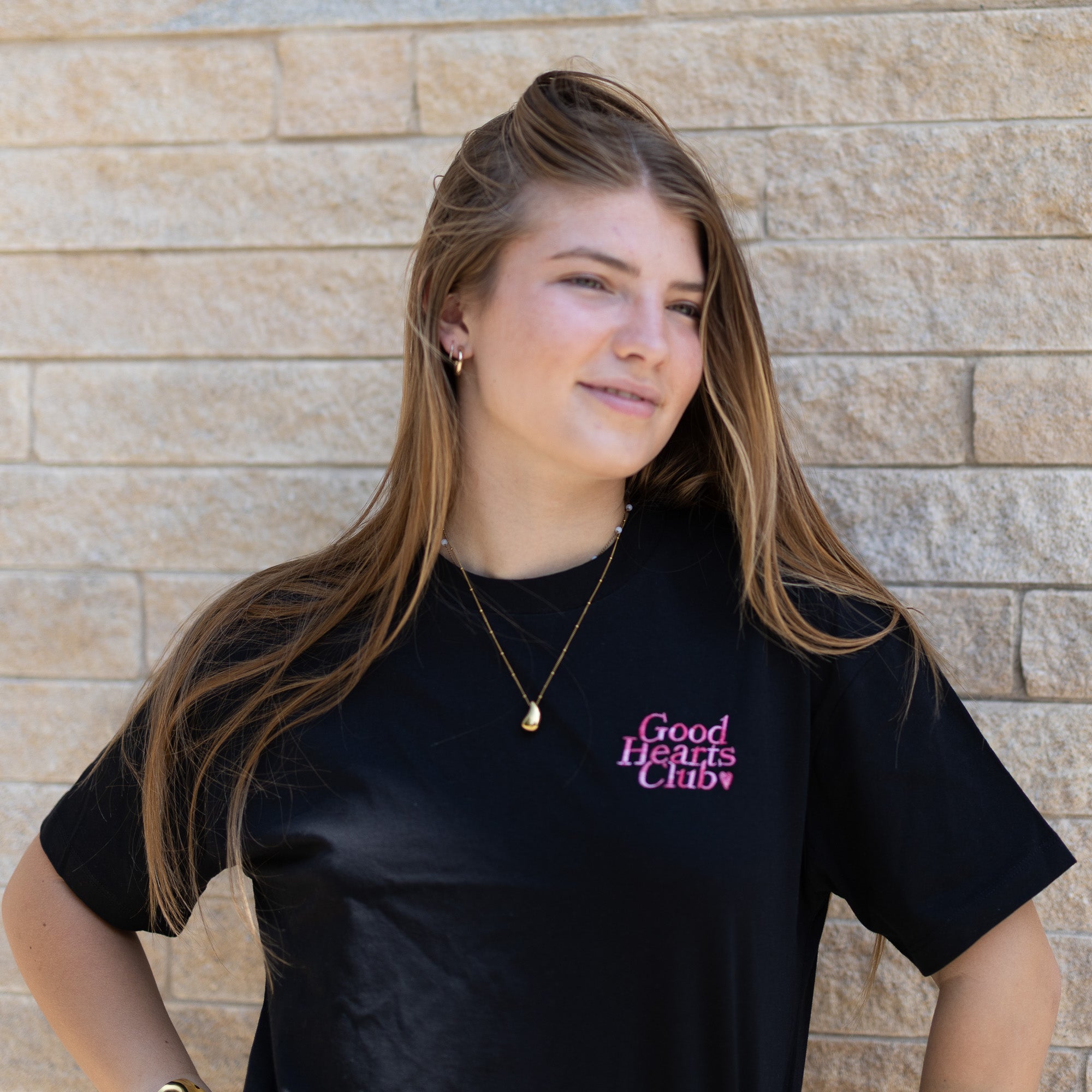 Embroidered Gradient Thread Logo Shortee
