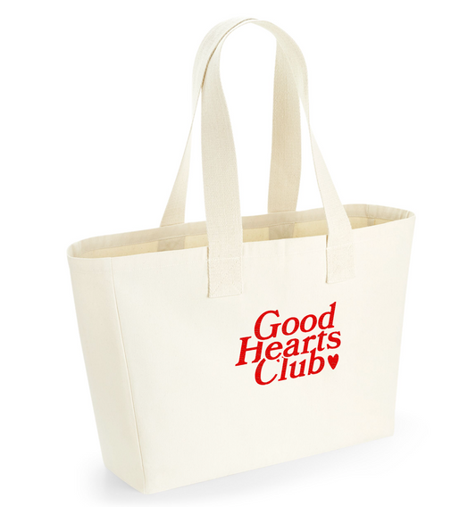 Red Logo Canvas Bag