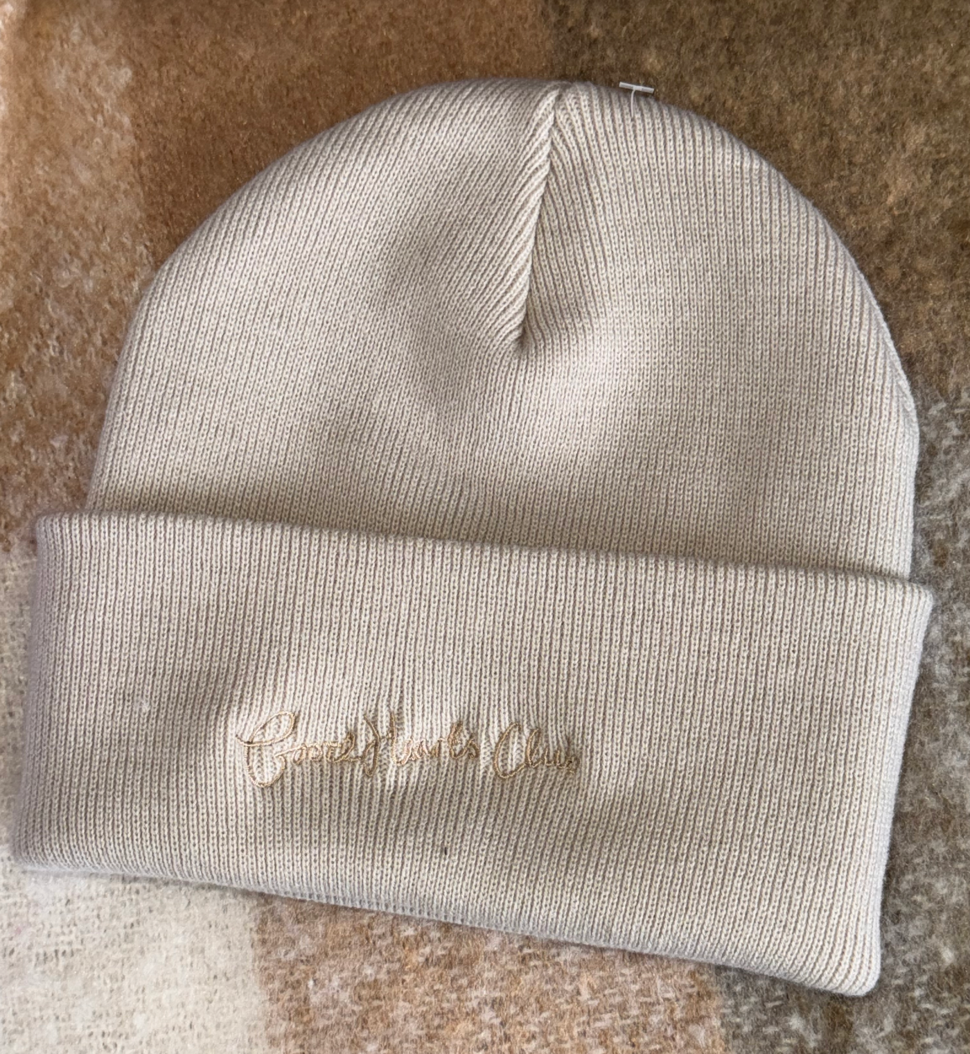 Embroidered Beanie Hat