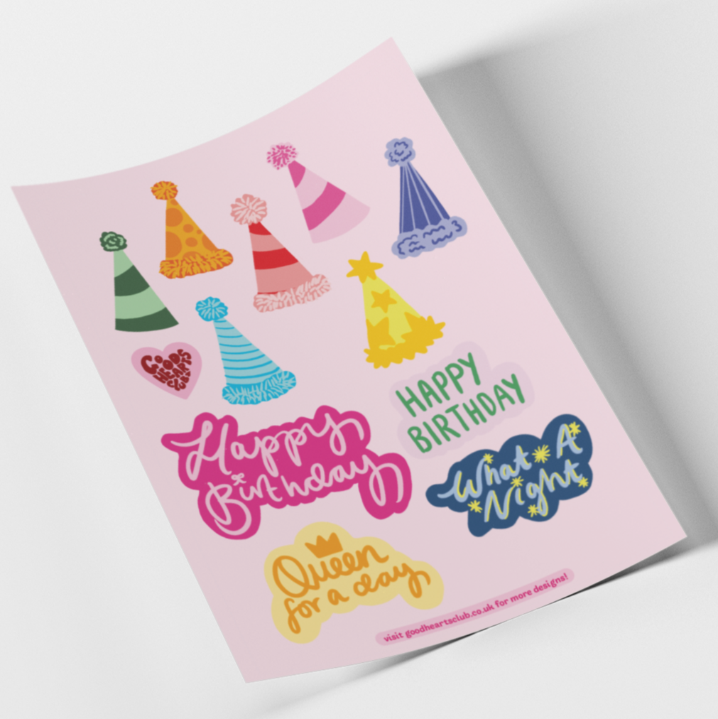 Life Party Sticker Sheet