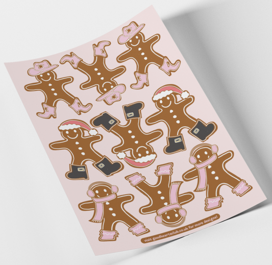 Gingerbread Sticker Sheet