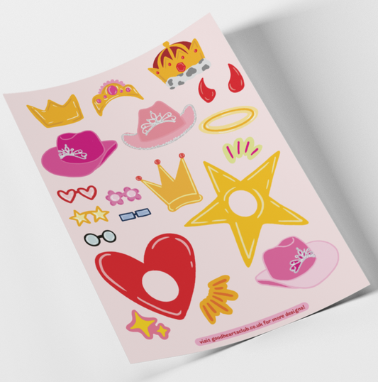 Accessories Sticker Sheet