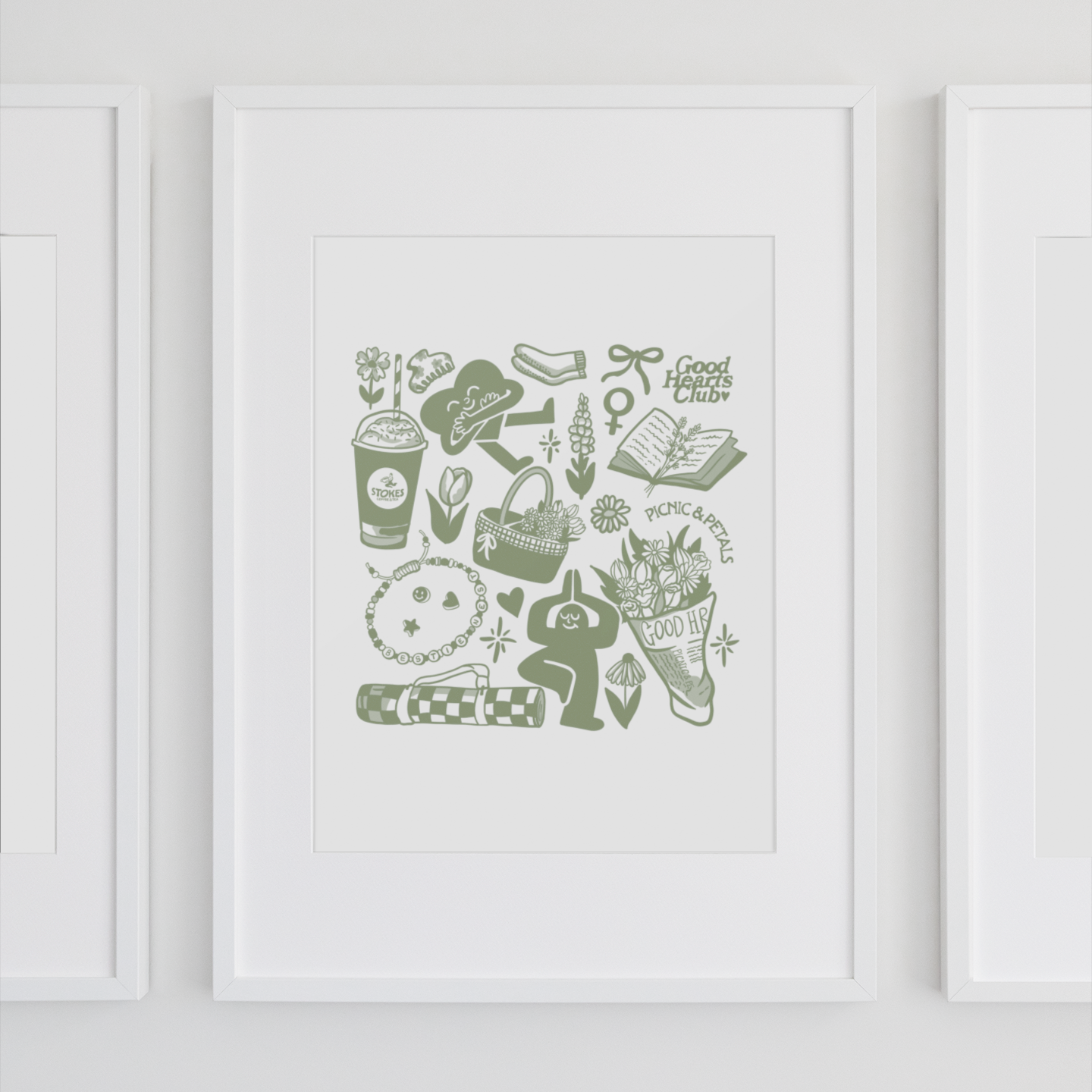 Picnic & Petals Print