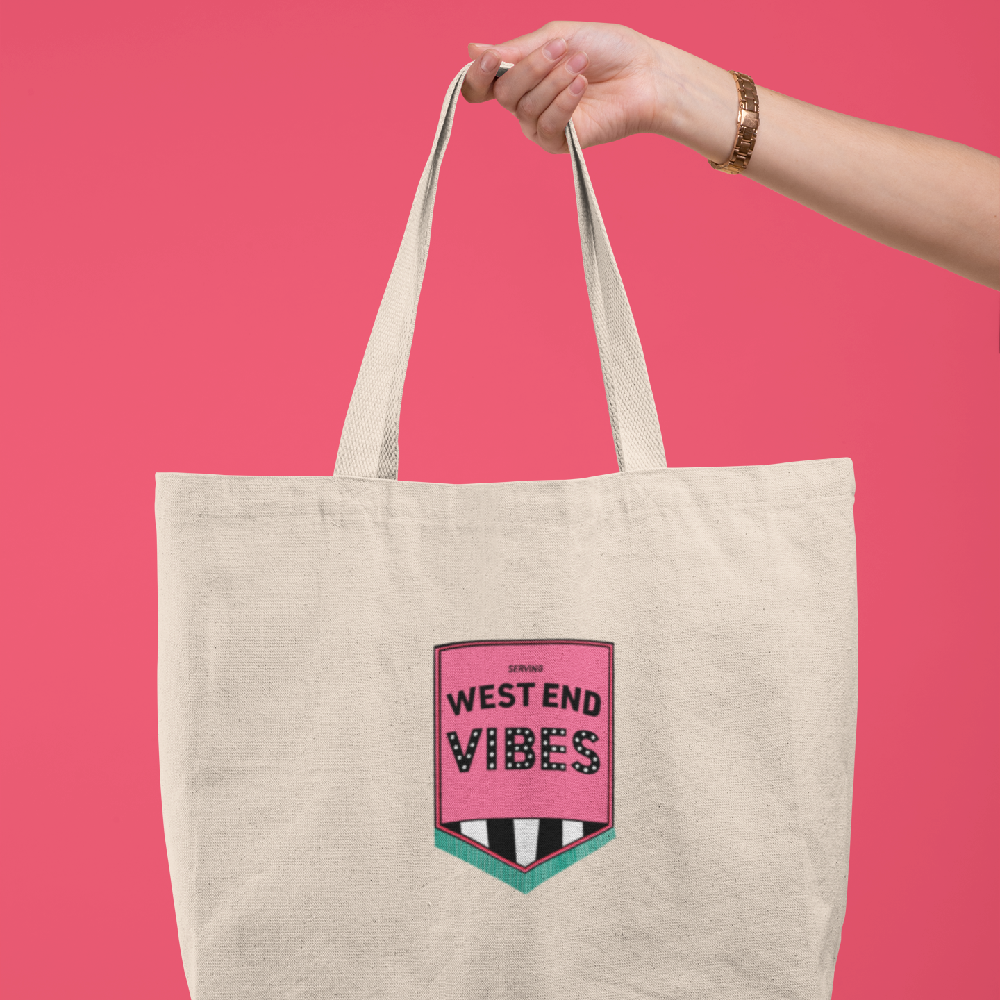 West End Vibes double sided Canvas Bag