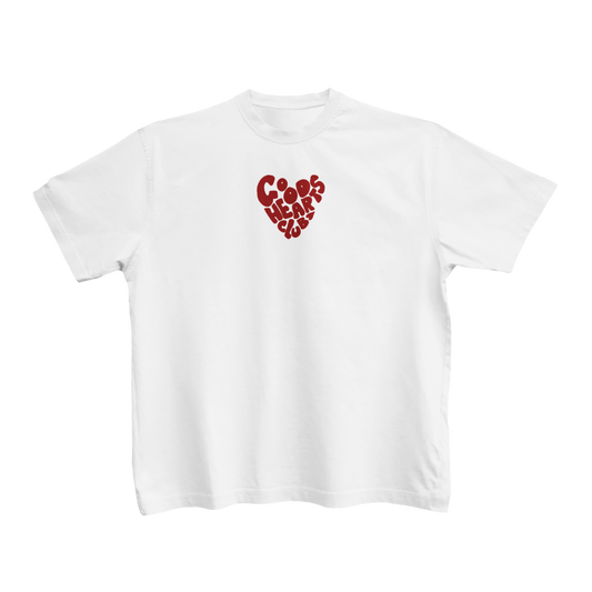 Good Hearts Club Red Hand-Drawn Logo Unisex T-Shirt