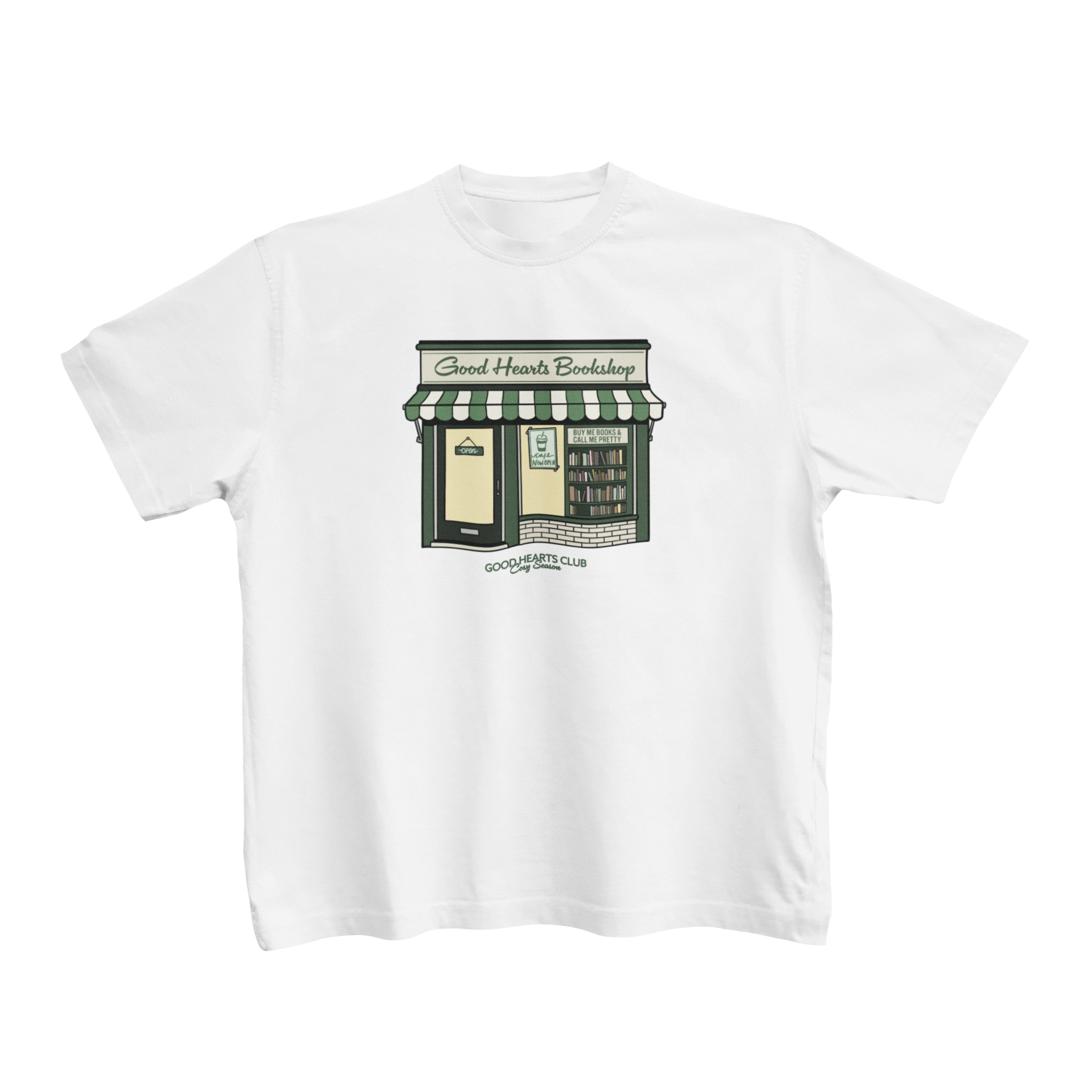 Good Hearts Bookshop Baby Tee