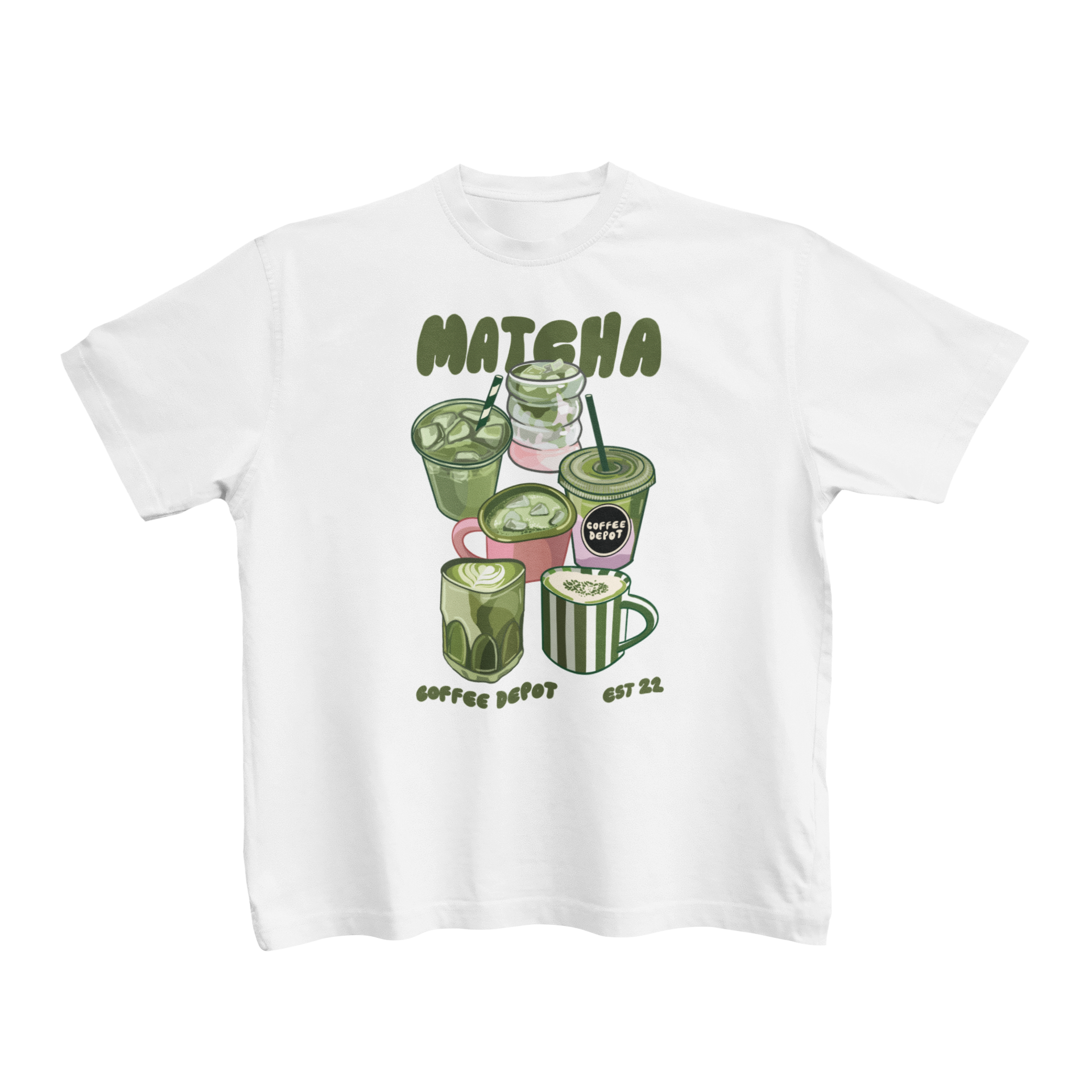 Coffee Depot x GHC Matcha Tee