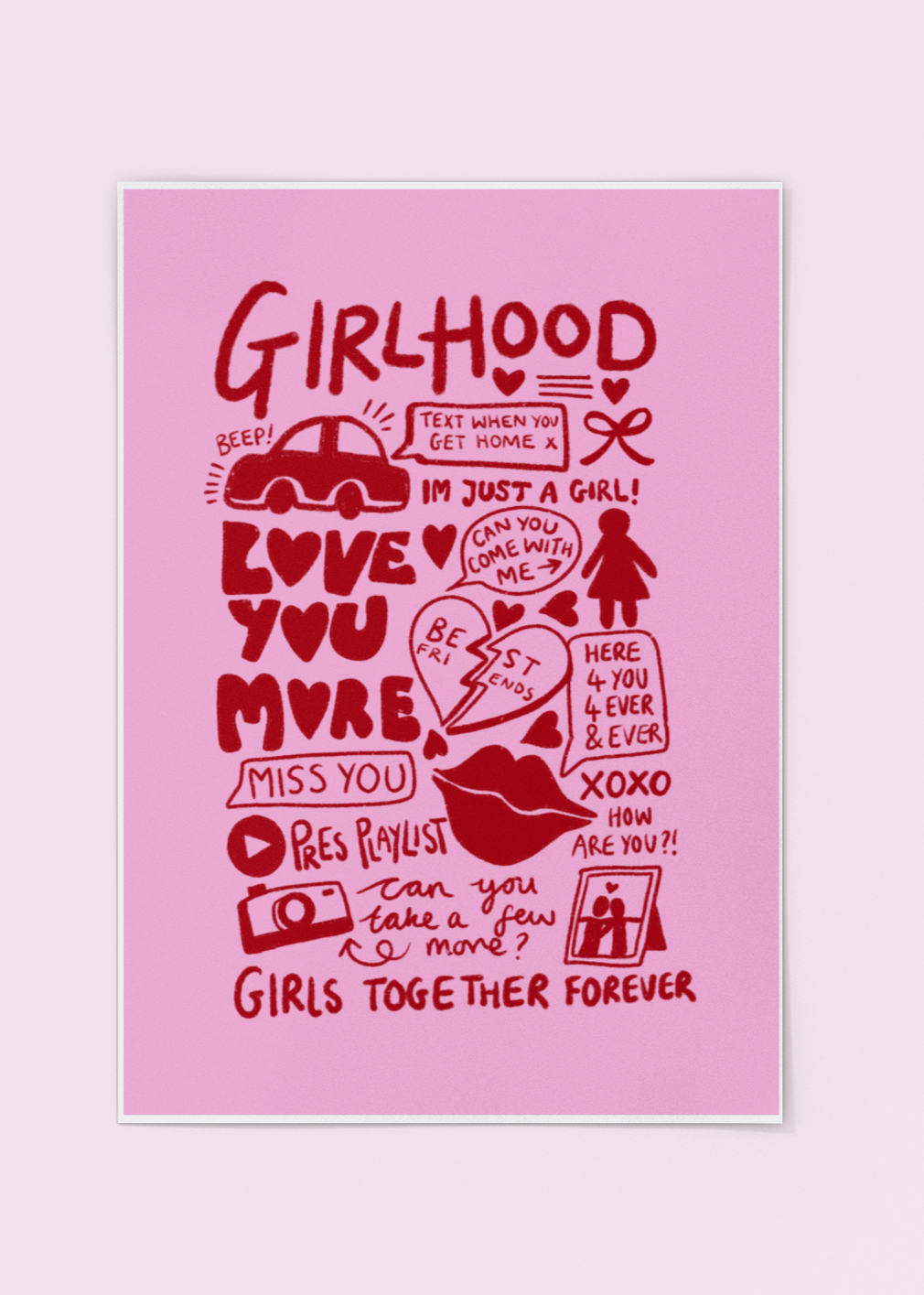 GIRLHOOD print