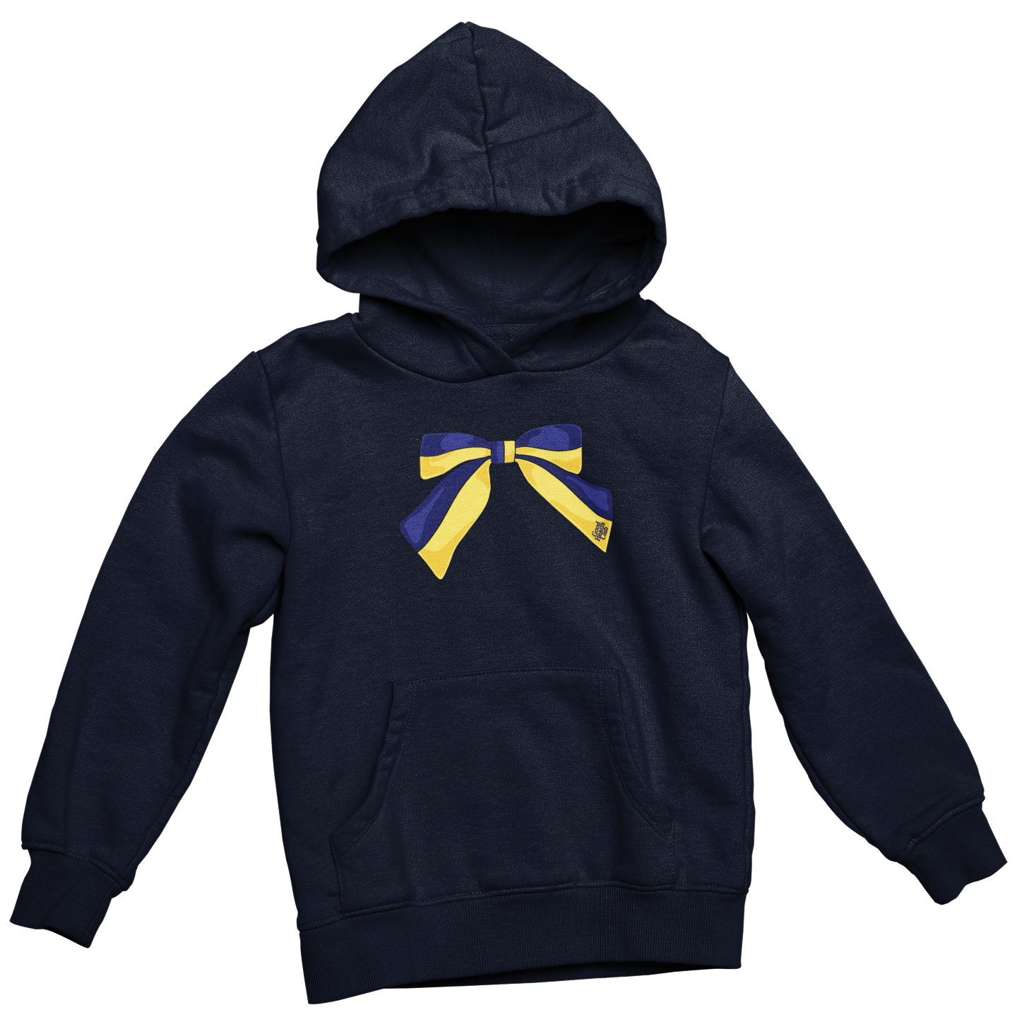 & Yellow Bow Hoodie