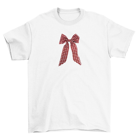 Gingham Bow Unisex T-Shirt