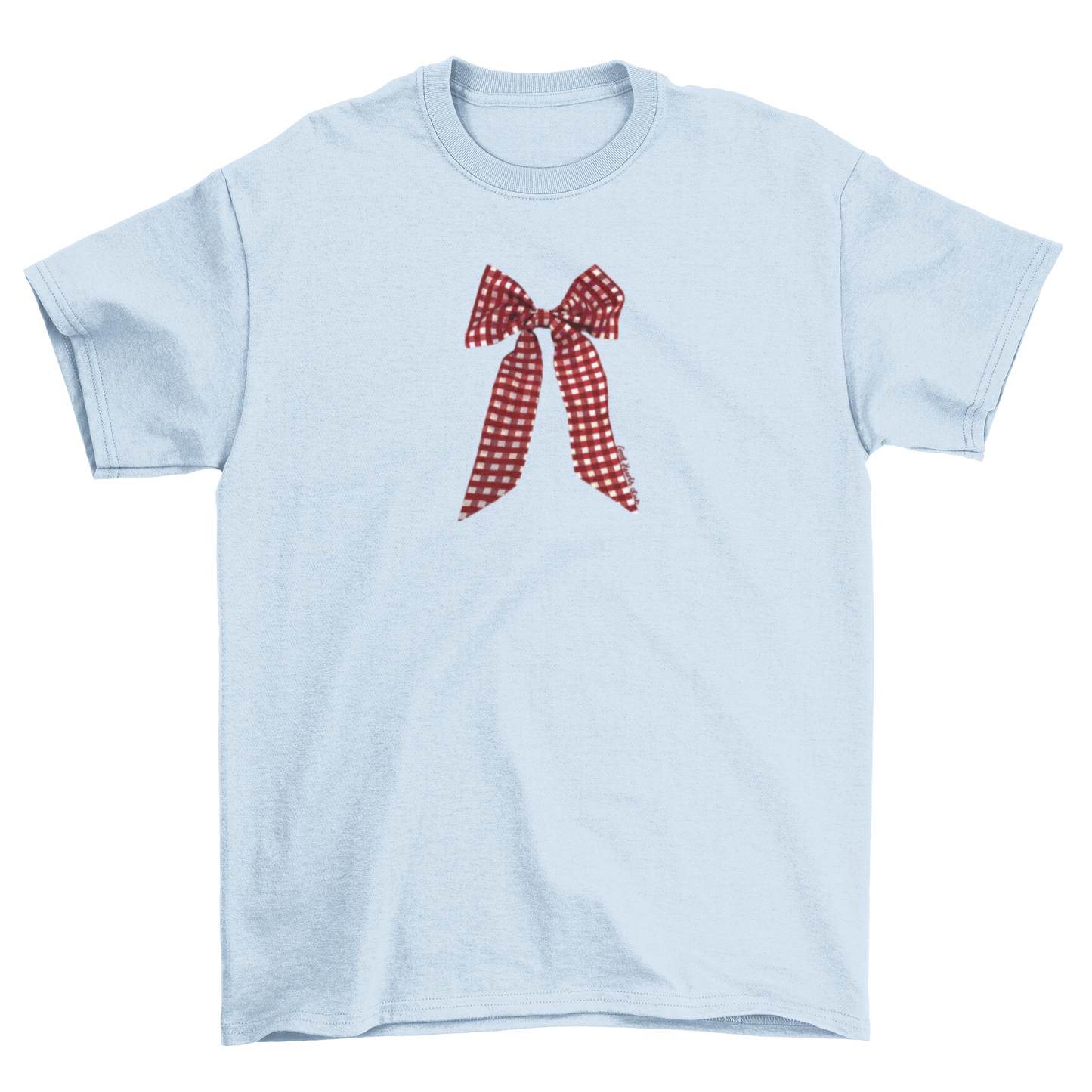 Gingham Bow Unisex T-Shirt
