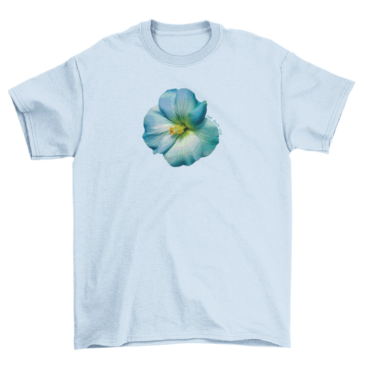 Blue Hibiscus Unisex T-Shirt