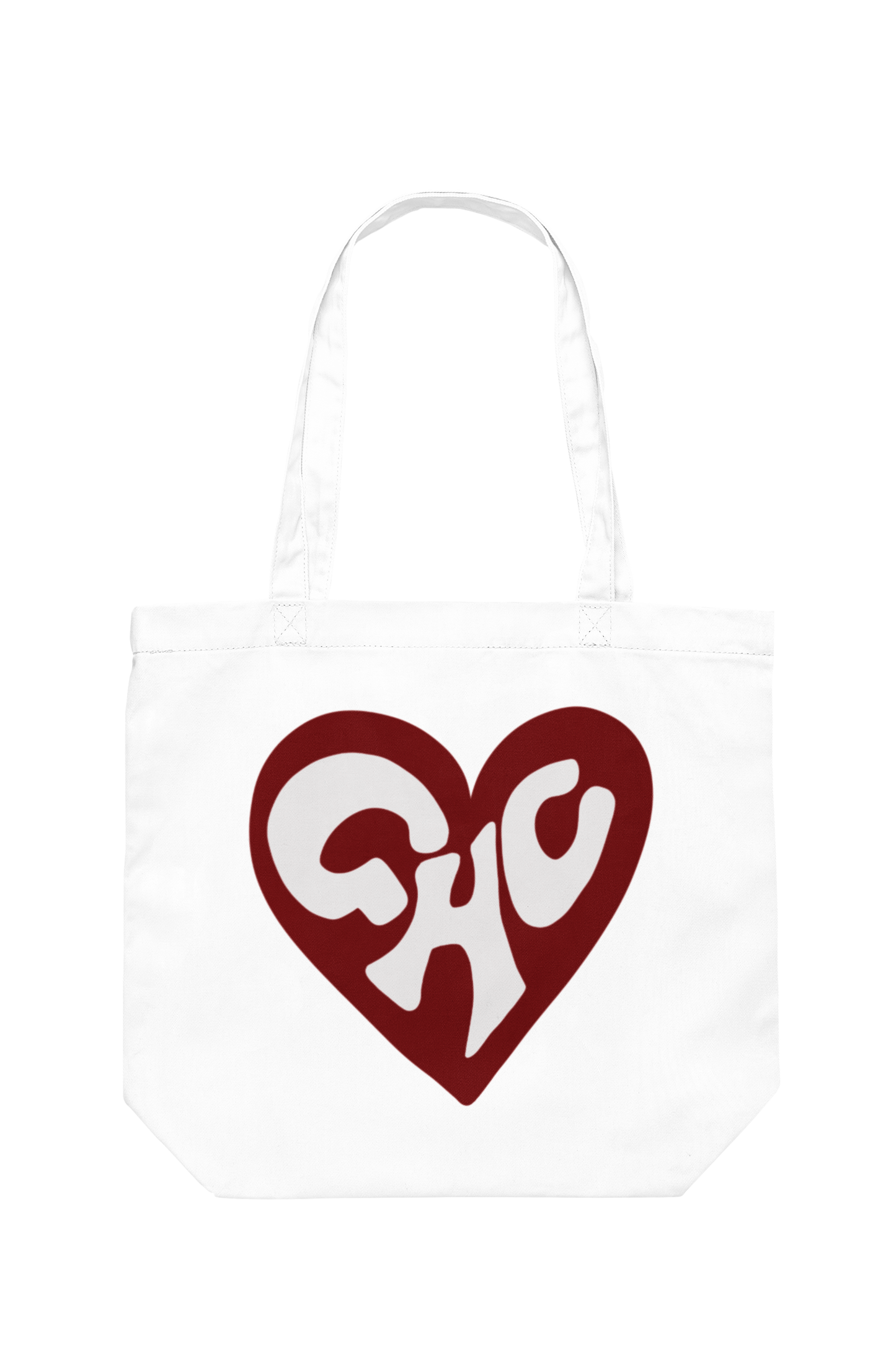 GHC Red Heart logo tote bag